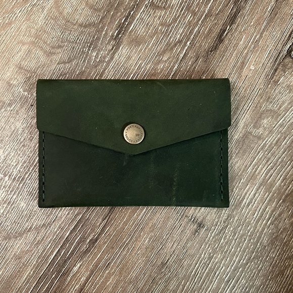PLG Brushed Green Mini Envelope Wallet - Picture 3 of 4